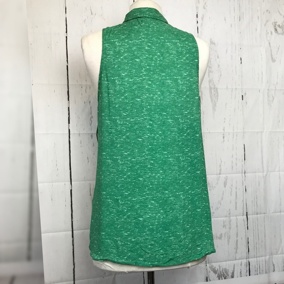 Splendid Shirt Tank Sz L Green NWT - Picture 2 of 4